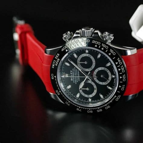 best rubber strap for rolex daytona|Rolex 116500 watch straps.